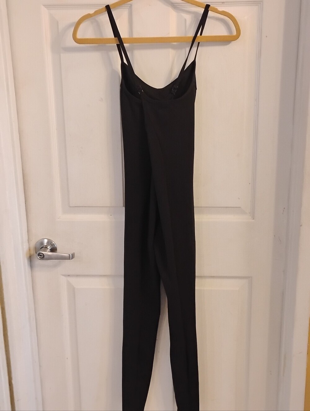 Victoria's Secret Black Slim Jumpsuit with Thin Straps, Size XS